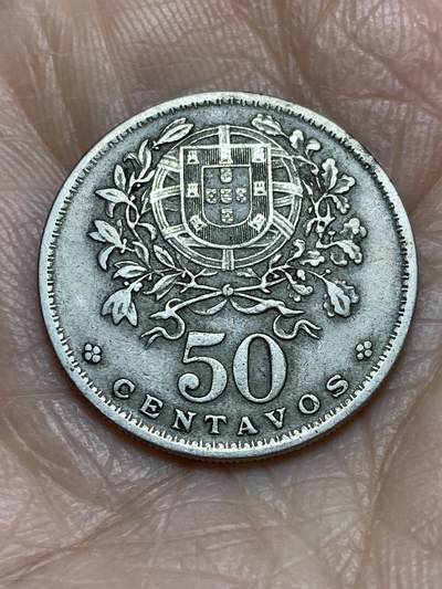 2025年第一百二十二场(总第一百四十八场）外国好品散币(免佣金) - 葡萄牙🇵🇹1955年50分(共和国时期第四套)