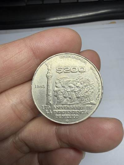 2025年集古藏今外币拍卖第十期-第2场—（总第282拍），可以寄存60天，满160元包邮。 - 1985年墨西哥200比索