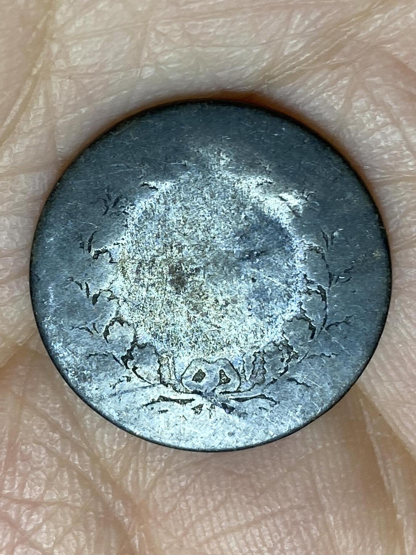 2025年第一百二十三场(总第一百四十九场）外国好品散币(免佣金) 荷兰🇳🇱25分光板银币，重3.03克(威廉二世时期，640银)