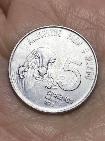 2025年第一百二十三场(总第一百四十九场）外国好品散币(免佣金) - 巴西🇧🇷1975年5分(FAO纪念币)