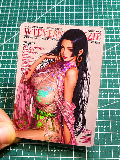 显眼宝36期 11月12日晚21:50截拍 佣金1起 可寄存～ - 人气动漫 海贼王 女帝 彩闪卡一张 超美 品质彩闪 63*88