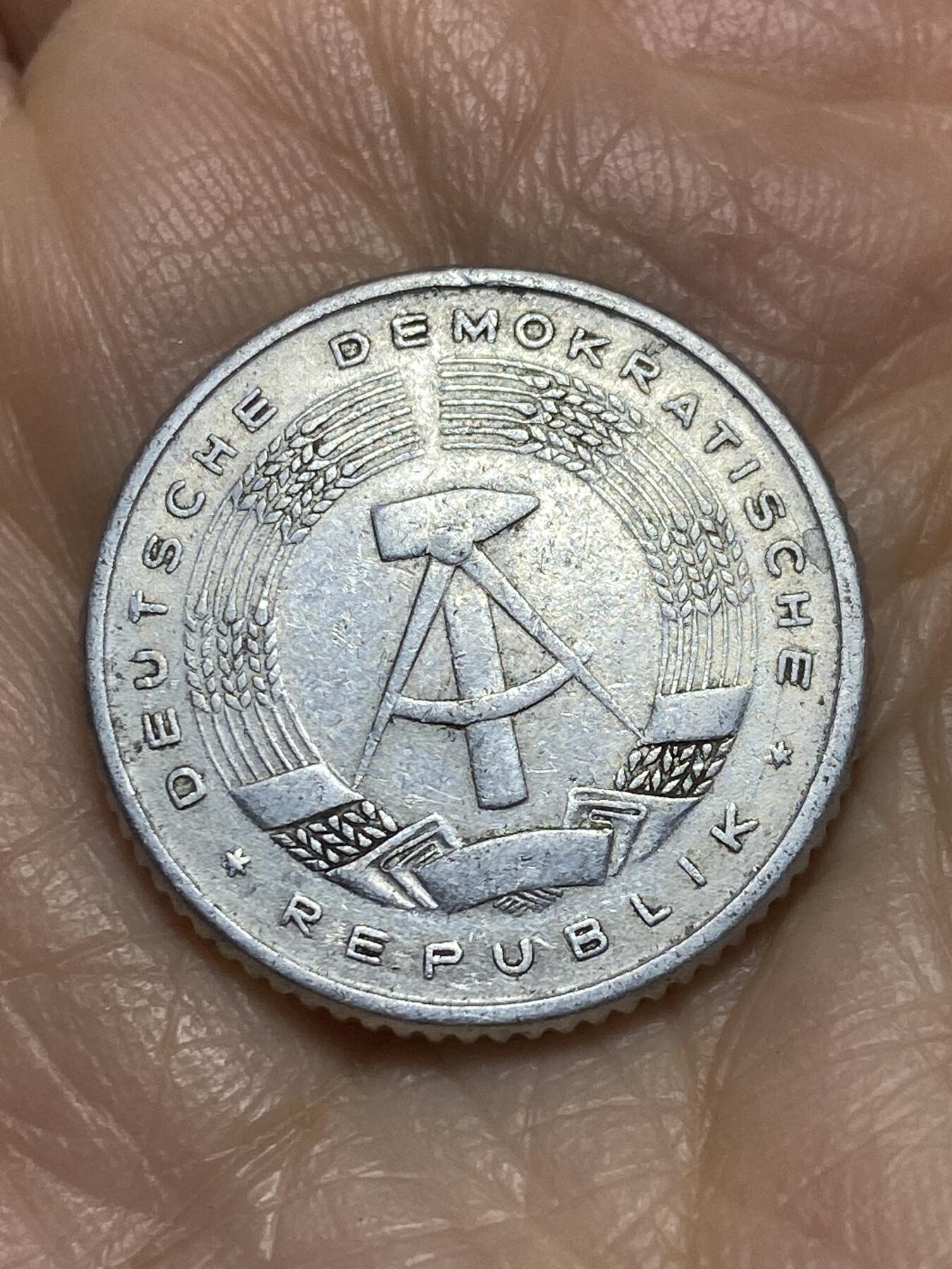 2025年第一百二十二场(总第一百四十八场）外国好品散币(免佣金) 民主德国1958年50芬尼