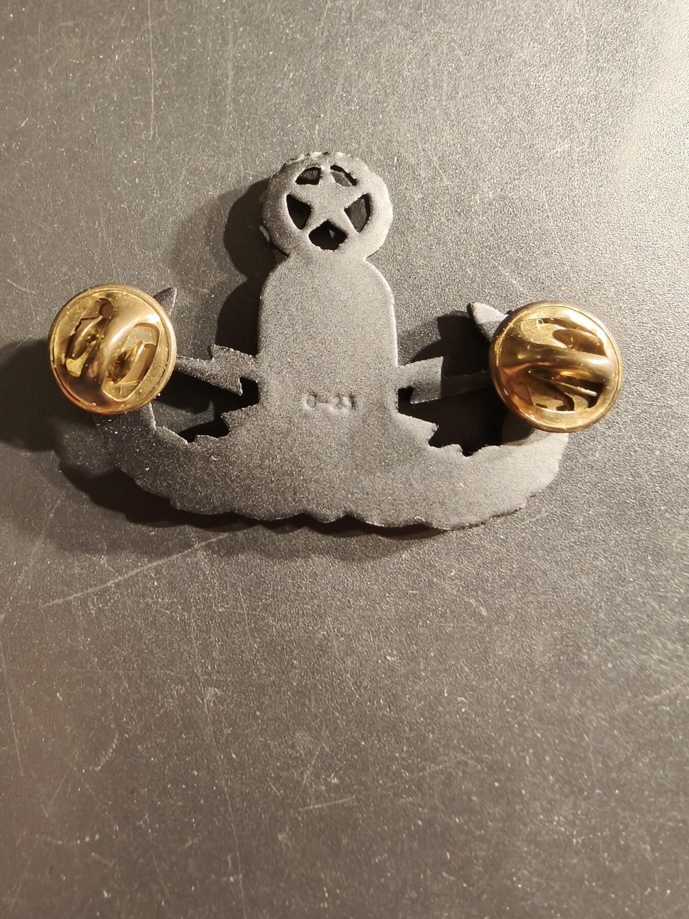 老王徽章第161期 美国武装部队爆炸物处理高级技能章     低可视度