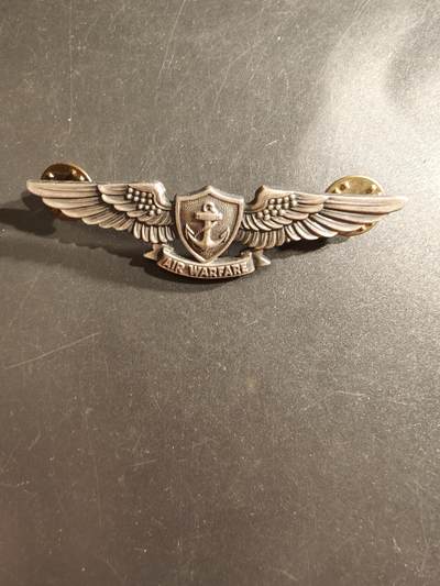 老王徽章第161期 - 美国海军空战专家技能章     带厂标    2.75英寸