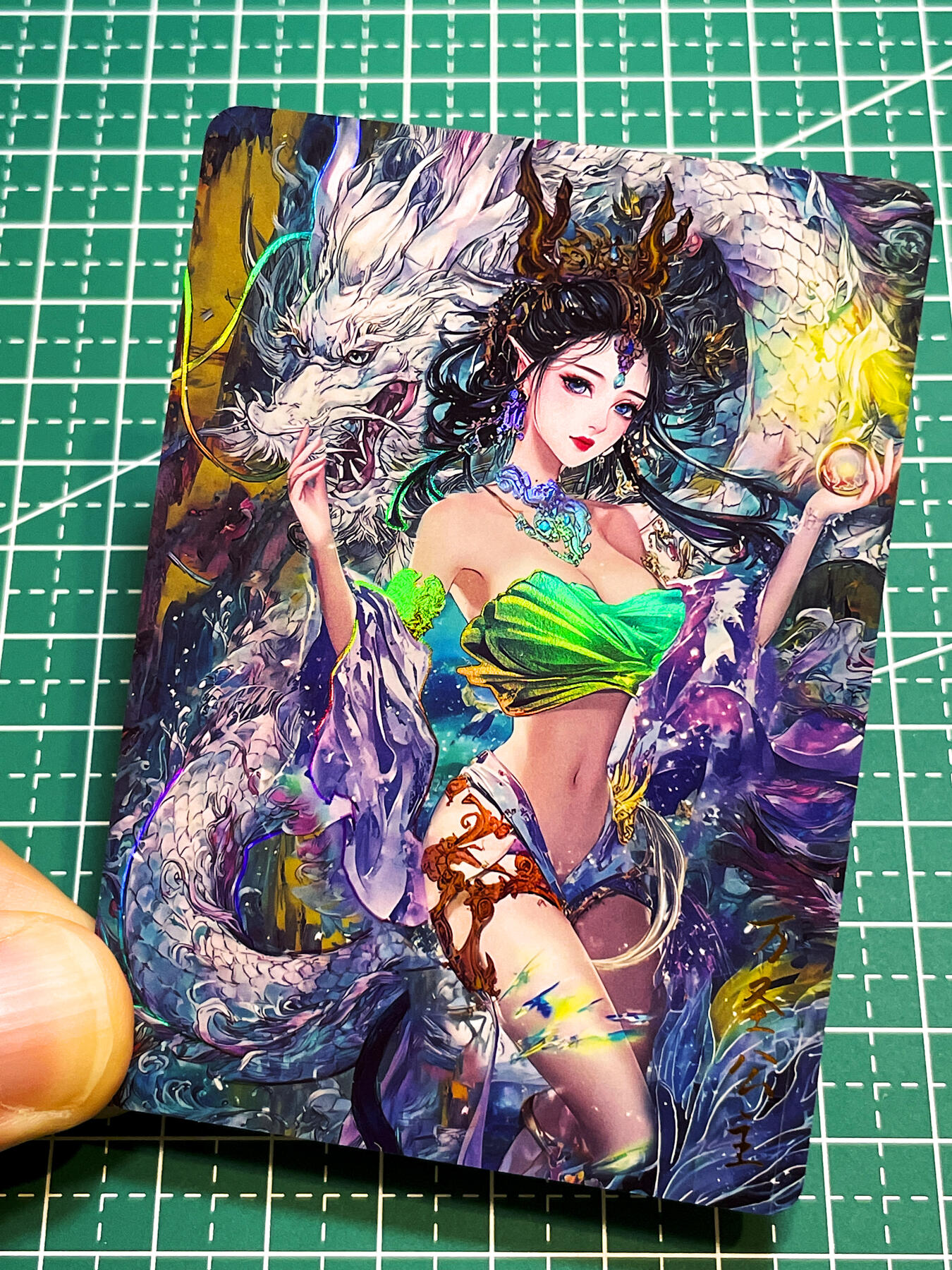 显眼宝36期 11月12日晚21:50截拍 佣金1起 可寄存～ 闲宅卡牌 红尘西游第一弹 散配 万圣公主 一枚彩闪 63*88