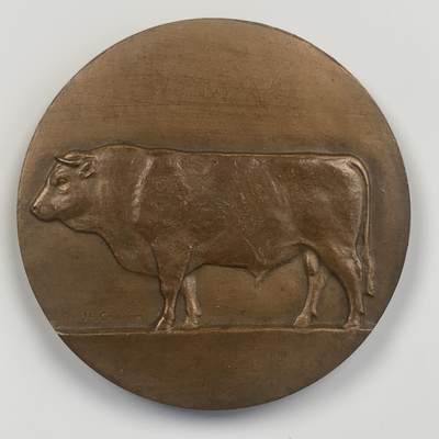 掌中浮雕-藏着的欧洲第040场 - 法国农业铜章，49mm，60g