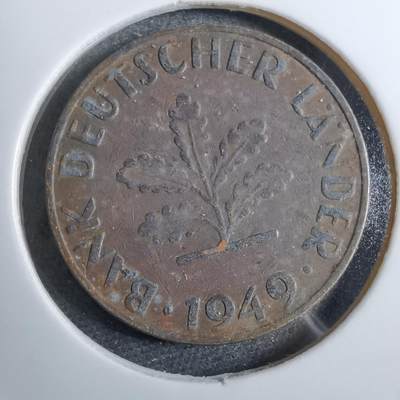 沼泽如烟--第892场 - 德国1949年10芬尼银行版