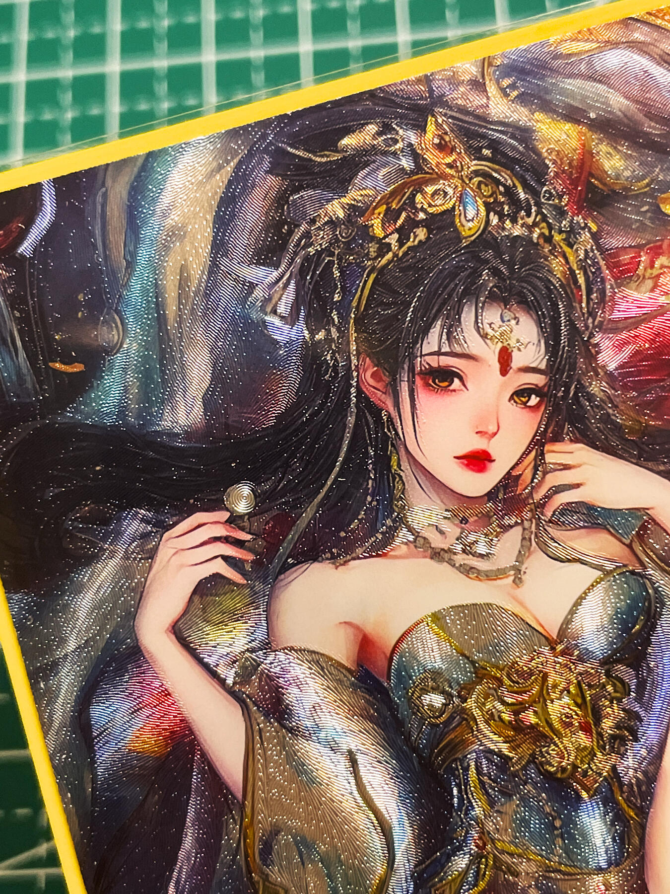 显眼宝36期 11月12日晚21:50截拍 佣金1起 可寄存～ 闲宅卡牌 墨烬三国 卞玥 颜值担当  一枚 半粗 63*88