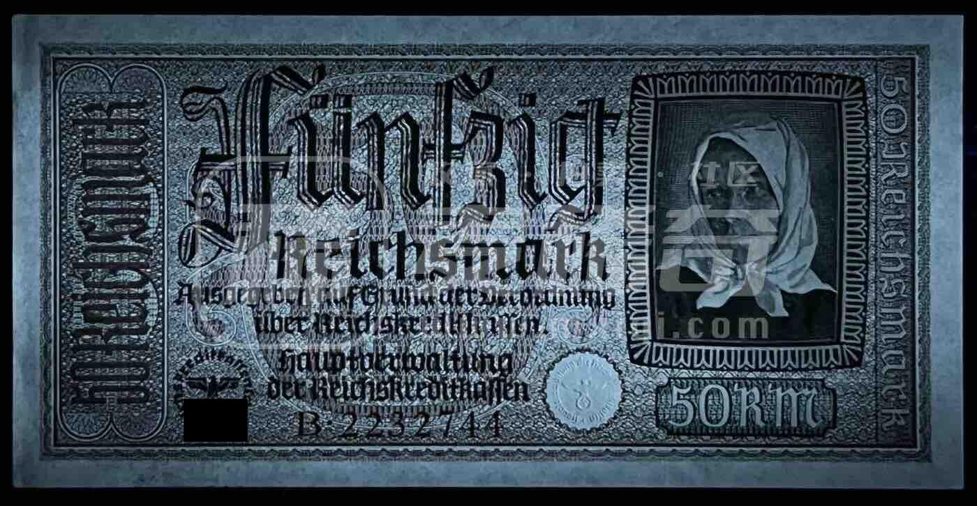 小福收藏拍卖第197期 裸钞场 本期有多张豹子号靓号 百慕大03年50元纪念钞百位号 马来亚和英属婆罗洲开国第一张纸币大冠女王 马来亚 41年1元英王乔六 法属太平洋10000法郎 捷克1000克朗纪念钞千位号  卢森堡 1000法郎  萨尔瓦多样钞 匈牙利 法罗群岛 危地马拉等多国精美纸币 德国 1940-45年 50马克 双尾 unc