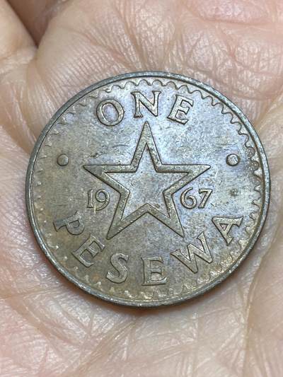 2025年第一百二十三场(总第一百四十九场）外国好品散币(免佣金) - 加纳🇬🇭1967年1比塞瓦