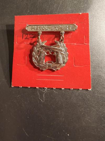 老王徽章第161期 - 美国海军陆战队手枪专家射手资格章
