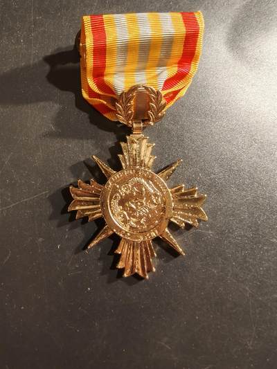 老王徽章第161期 - 南越金级武装力量服务奖章