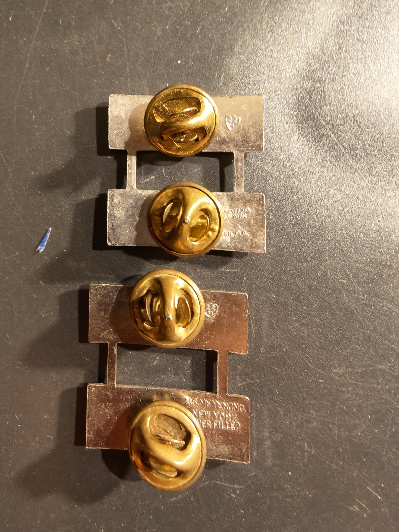 老王徽章第161期 美国上尉军衔符号一组     包银