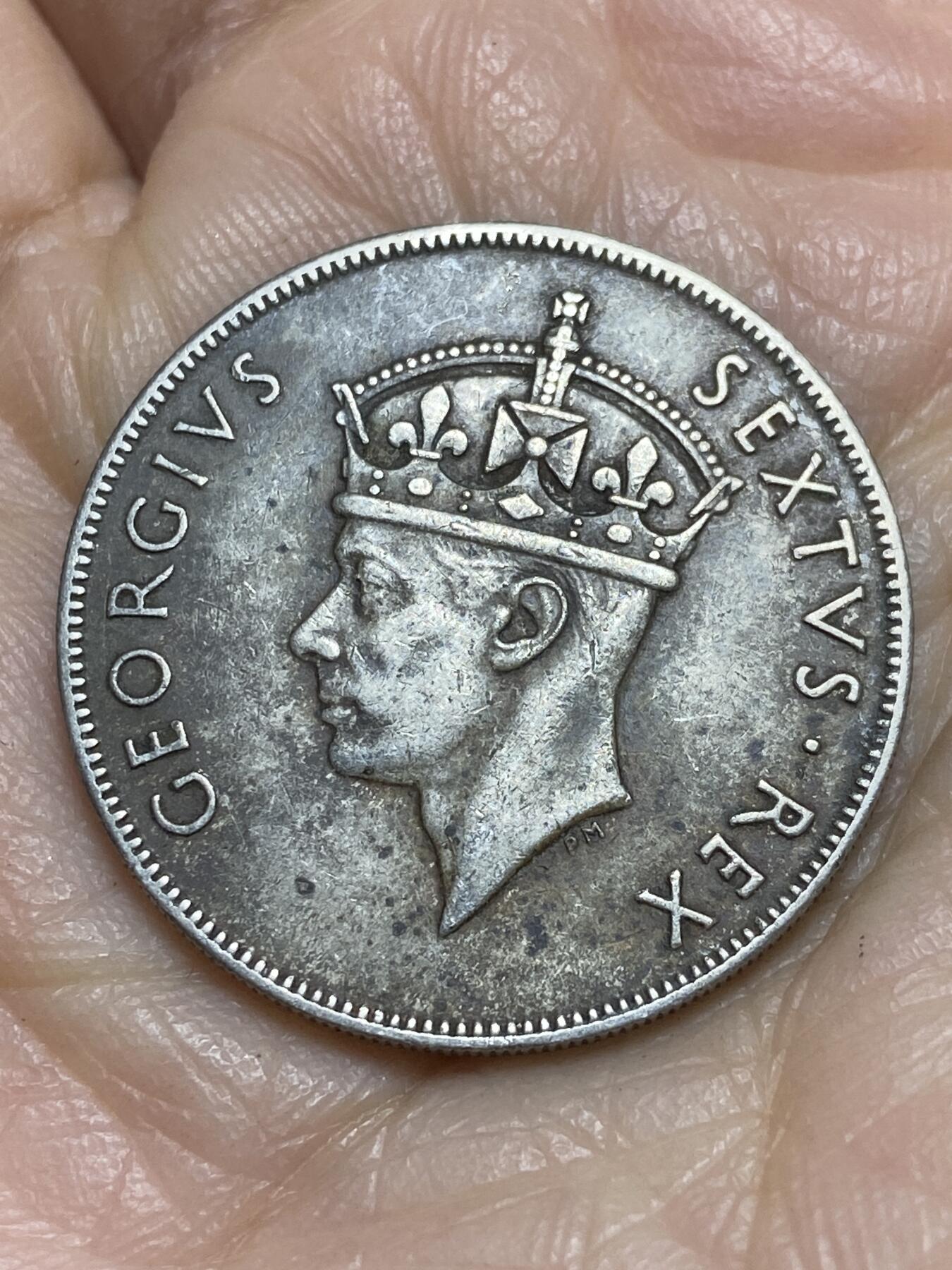 2025年第一百二十三场(总第一百四十九场）外国好品散币(免佣金) 东非1952年1先令(乔治六世时期，关门年)