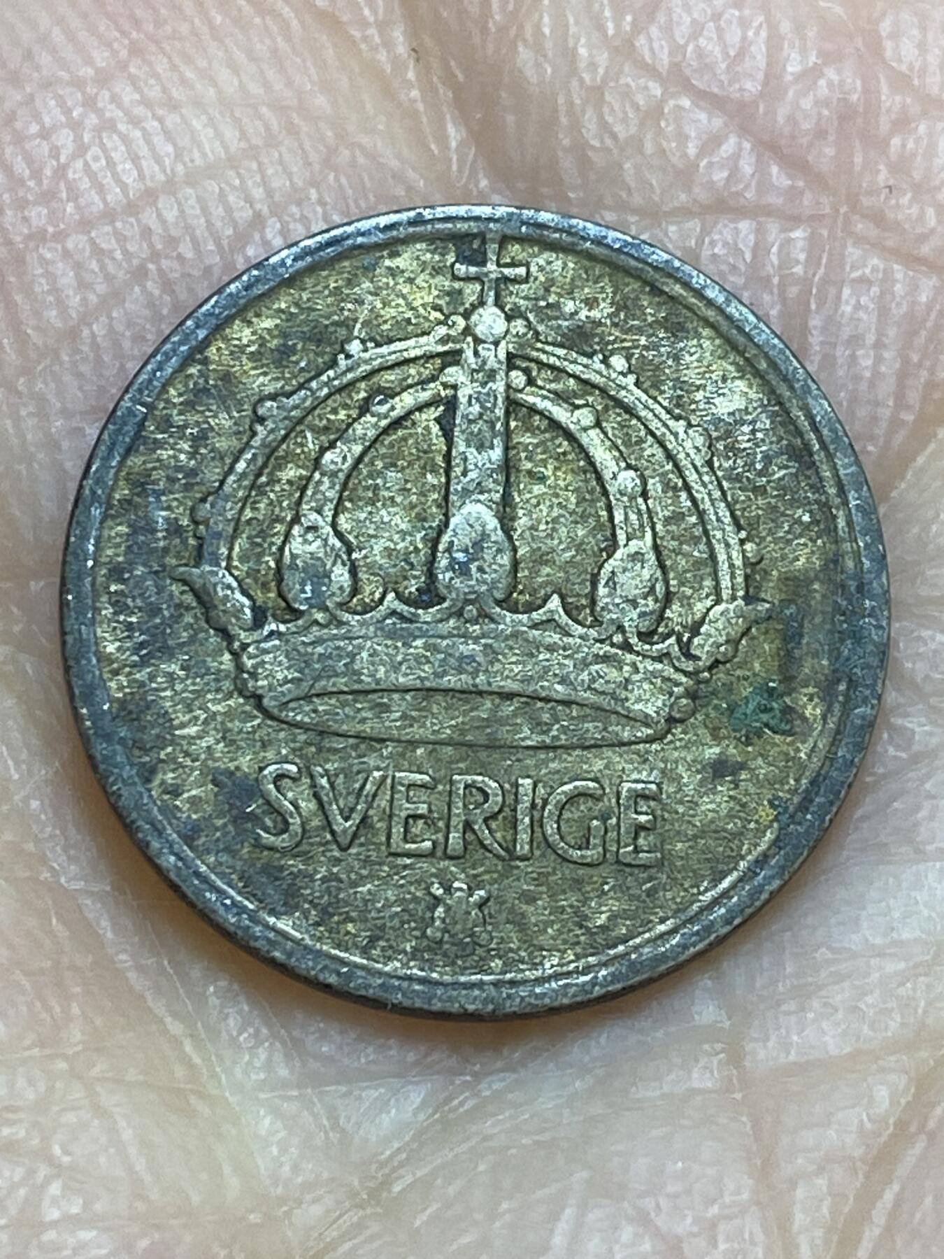 2025年第一百二十三场(总第一百四十九场）外国好品散币(免佣金) 瑞典🇸🇪1948年25欧尔银币(古斯塔夫五世，400银)