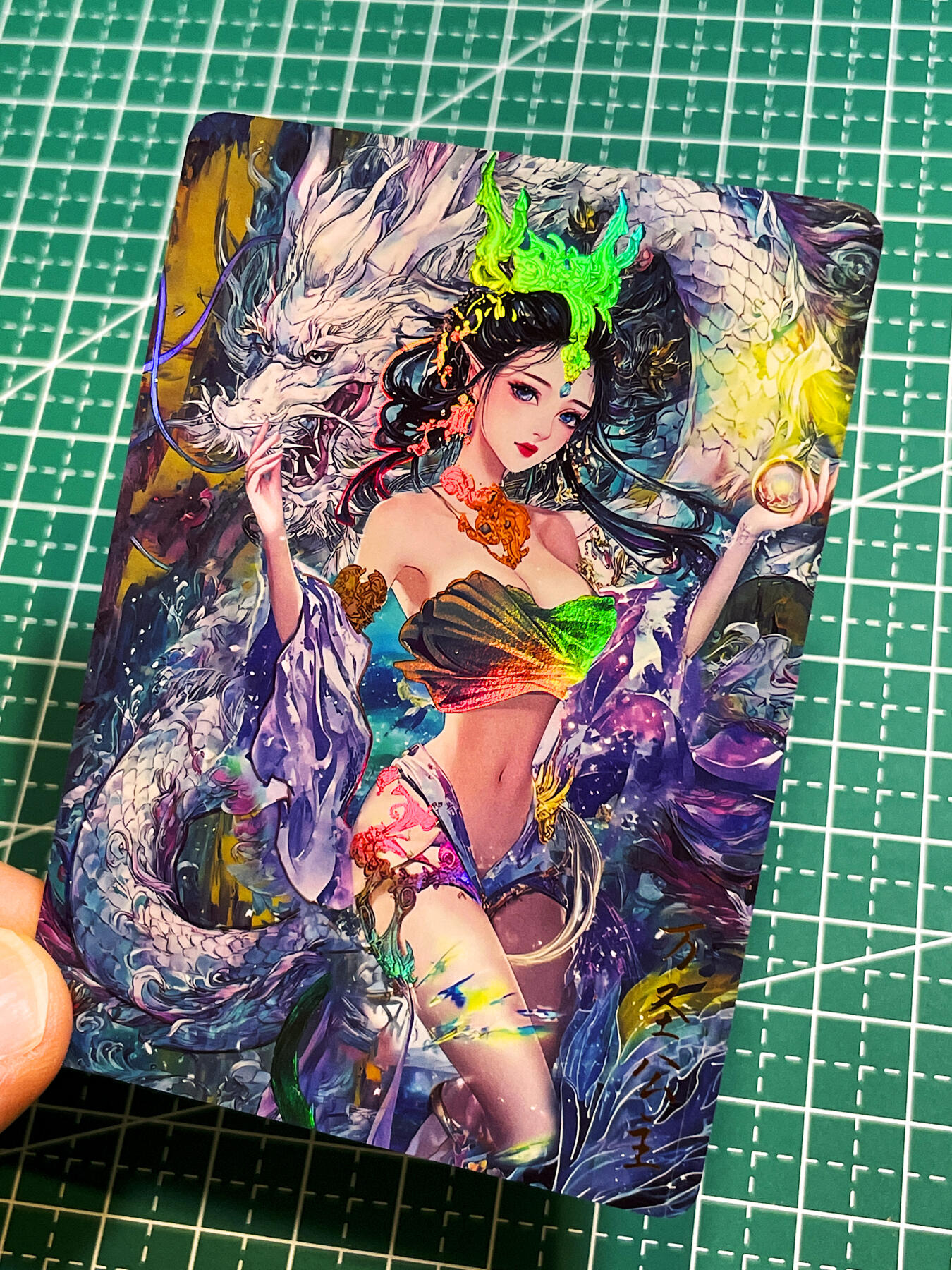 显眼宝36期 11月12日晚21:50截拍 佣金1起 可寄存～ 闲宅卡牌 红尘西游第一弹 散配 万圣公主 一枚彩闪 63*88