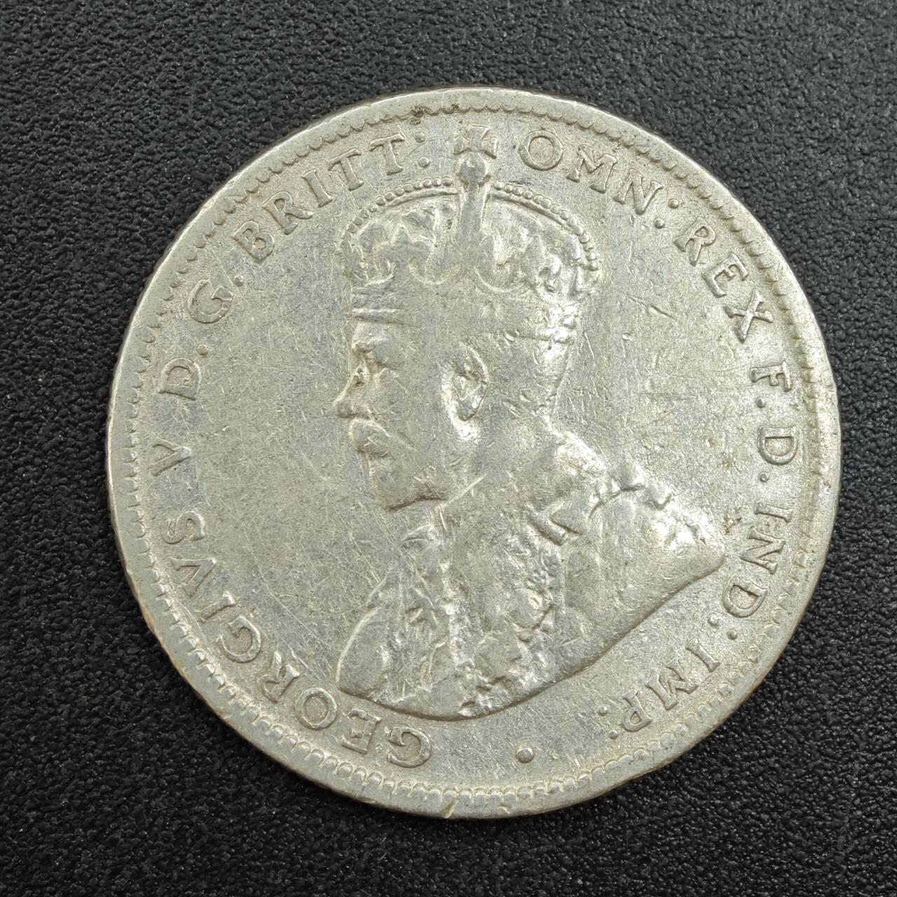 【淘币小摊】实时拍第七百八十八拍   散币小银币场   满百包邮可预留二周 每周一统一发货   澳大利亚1931年乔治五世一先令银币