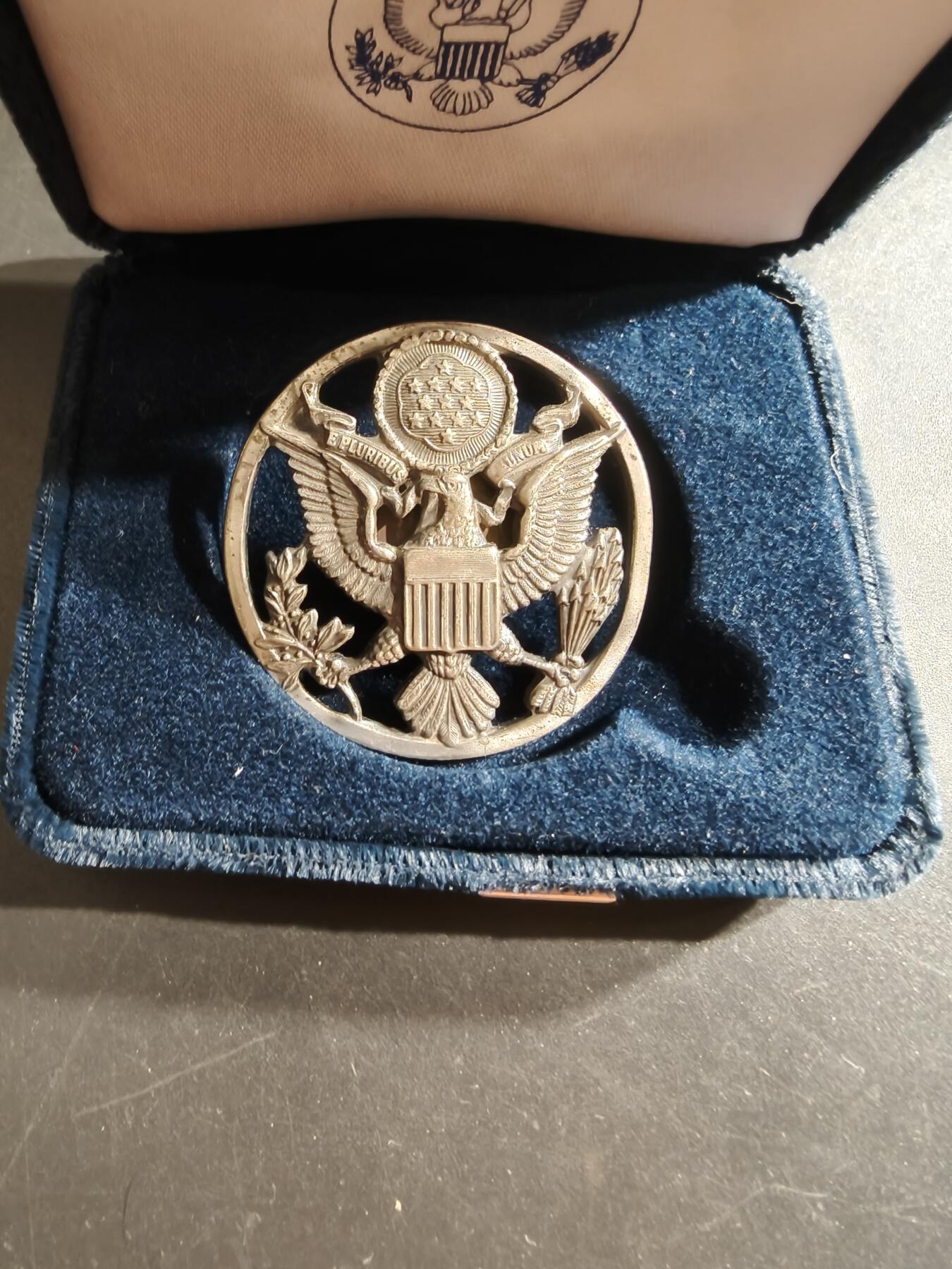 老王徽章第161期 美国空军帽徽带原盒