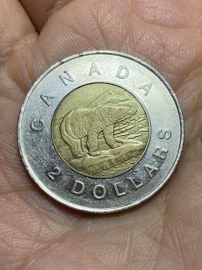 2025年第一百二十三场(总第一百四十九场）外国好品散币(免佣金) - 加拿大🇨🇦1996年2元(伊丽莎白二世中年高冠)