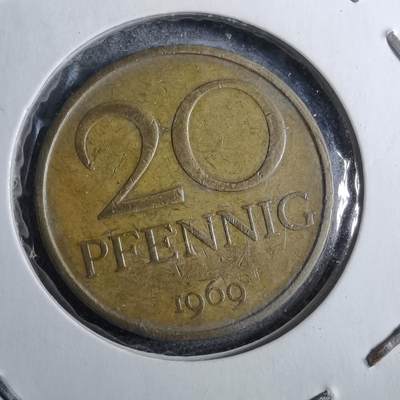 沼泽如烟--第892场 - 东德1969年20芬尼