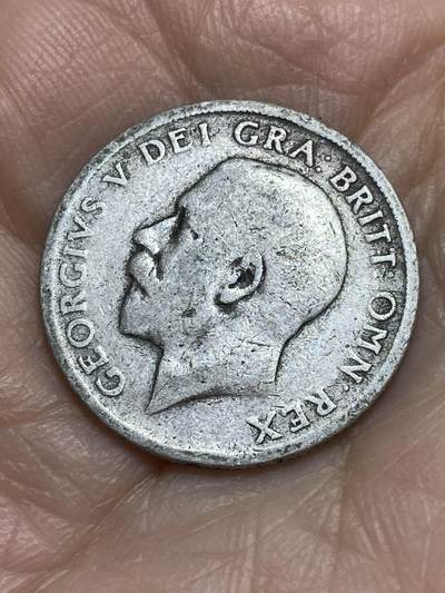 2025年第一百二十三场(总第一百四十九场）外国好品散币(免佣金) 英国🇬🇧1919年1先令银币(乔治五世第一版，925高银)