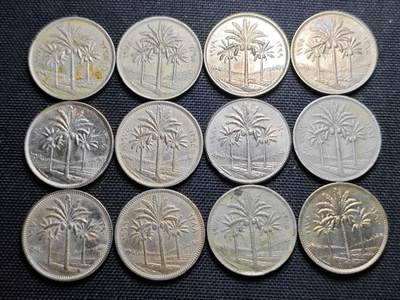 KK钱币收藏小铺  第364场  2月预留时间 周末发货 -  伊拉克一组18枚