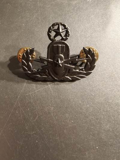 老王徽章第161期 - 美国武装部队爆炸物处理高级技能章     低可视度