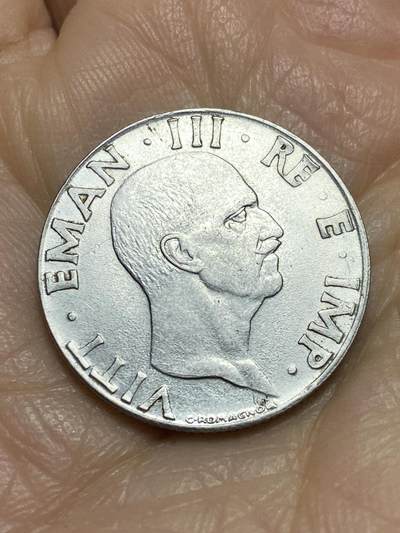 2025年第一百二十三场(总第一百四十九场）外国好品散币(免佣金) 意大利王国1940年50分(无磁版)