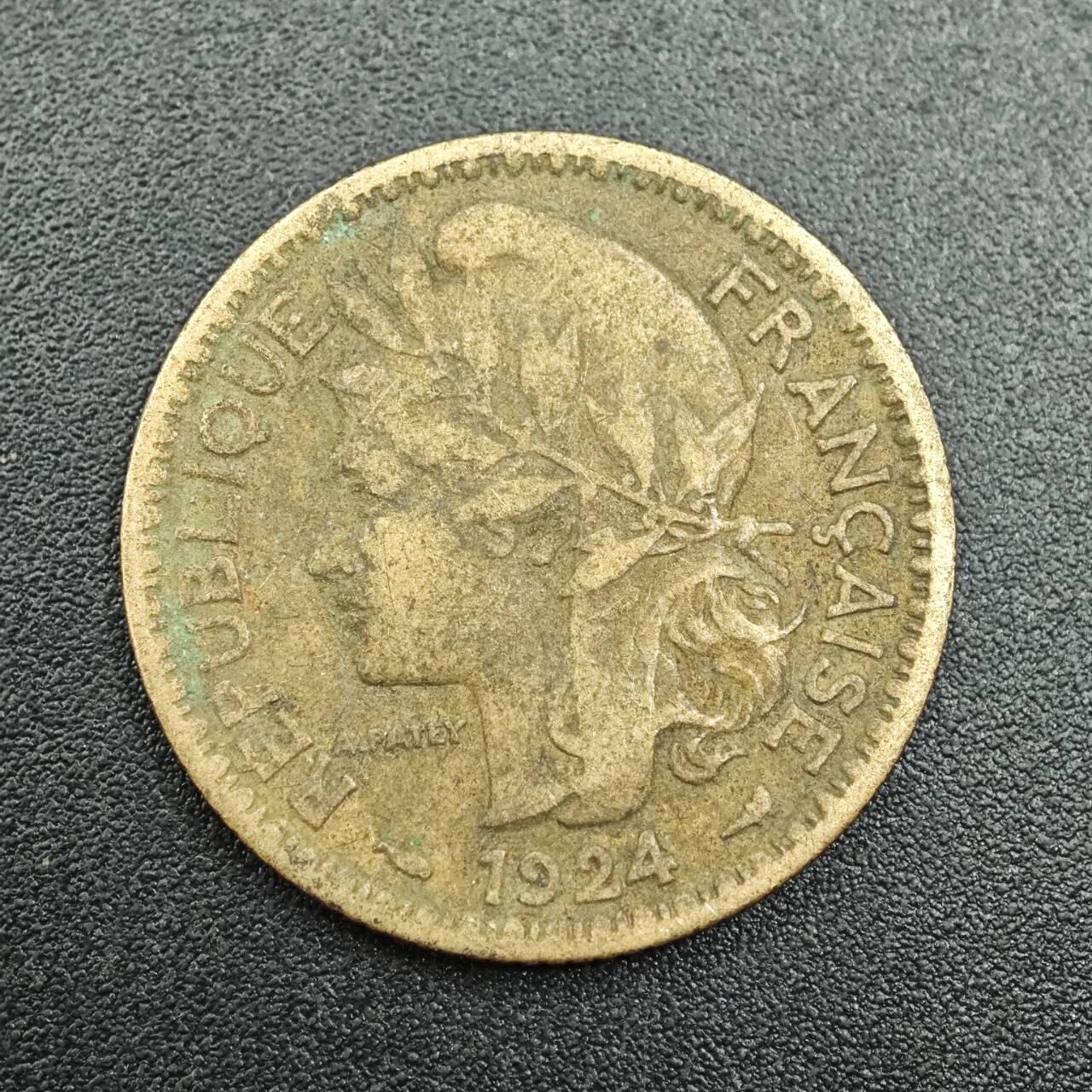 【淘币小摊】实时拍第七百八十八拍   散币小银币场   满百包邮可预留二周 每周一统一发货   法属多哥1924年1法郎铜币