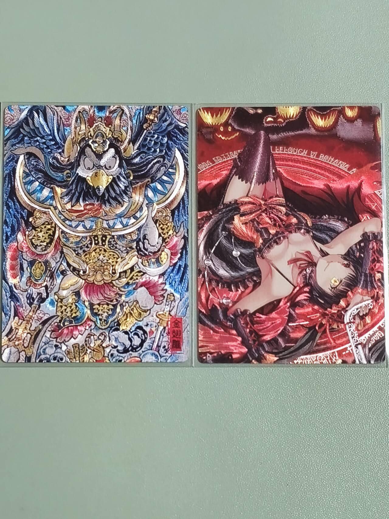 光影卡牌第25期，各家亲签，各家套卡，持续收拍品 奇点卡牌大鹏鸟＋狂三粗闪