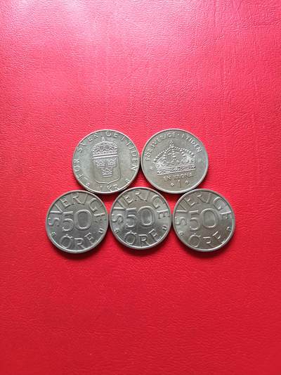 【云涧收藏】第七十七场 - 瑞典5枚