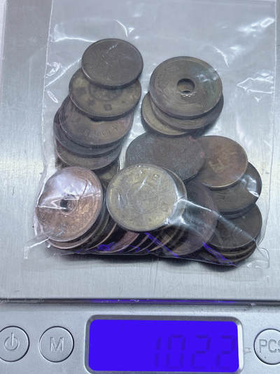 第一海外回流一元起拍收藏 散集专场  第261期 - 日本铜币 有重复 净重100克