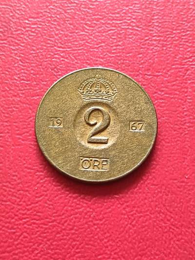 【云涧收藏】第七十七场 - 瑞典1967年2欧尔