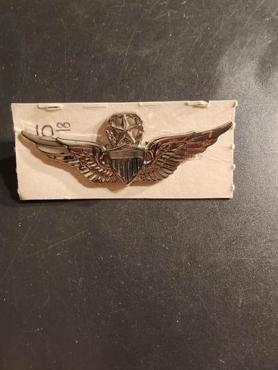 老王徽章第161期 - 美国空军飞行员高级技能章      2.5英寸