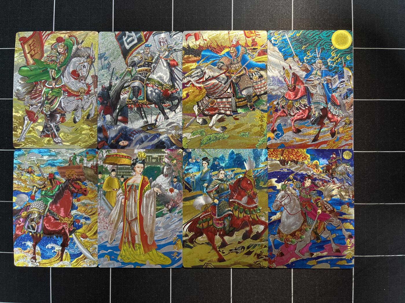 欢迎送拍、免费出卡没坑位费没手续费，各种换旧好卡 【折光】双城 8张一套 奇典工作室&天下归心