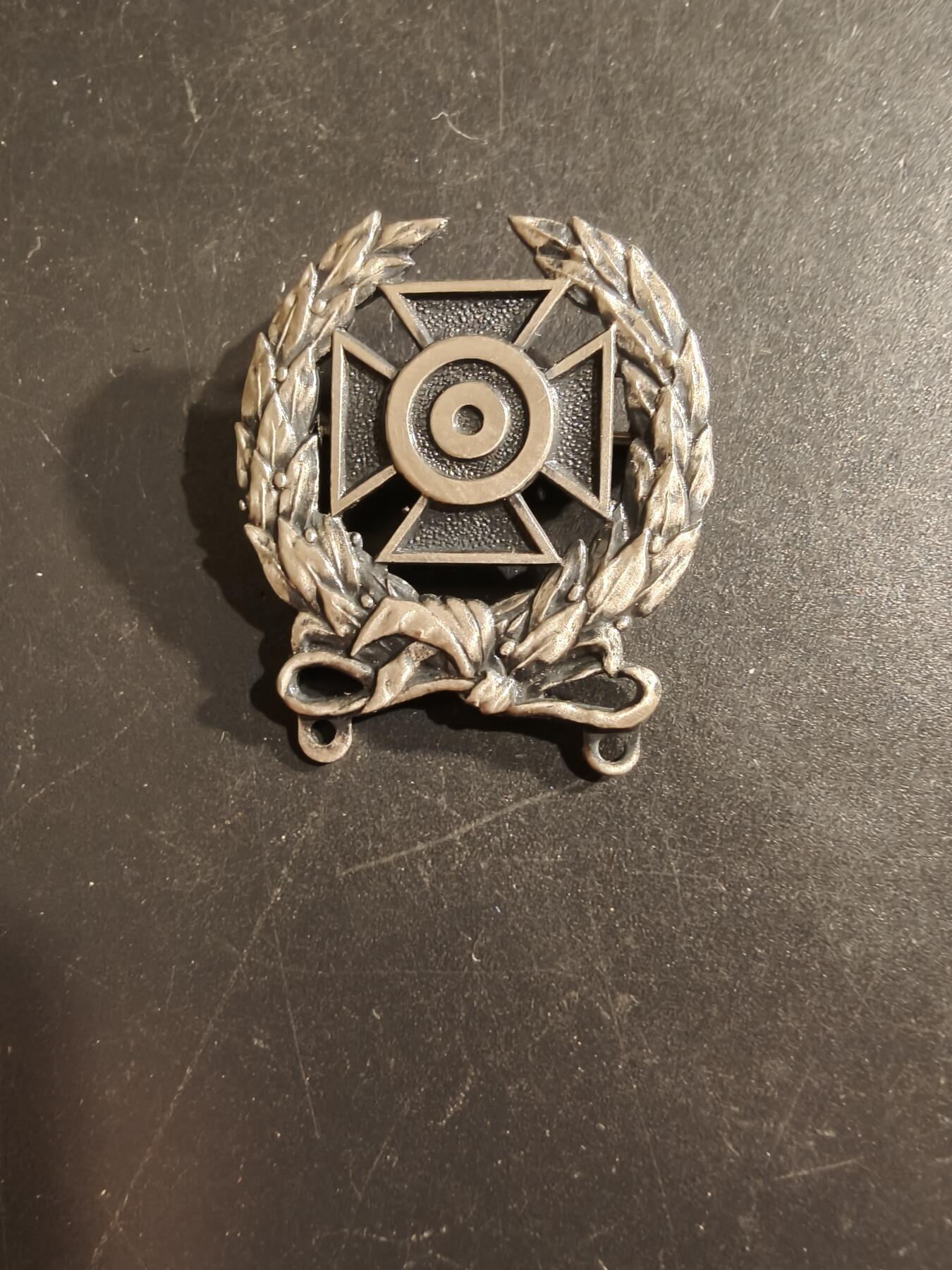老王徽章第161期 美国陆军神射手资格章    二战时期    925银    9.1g