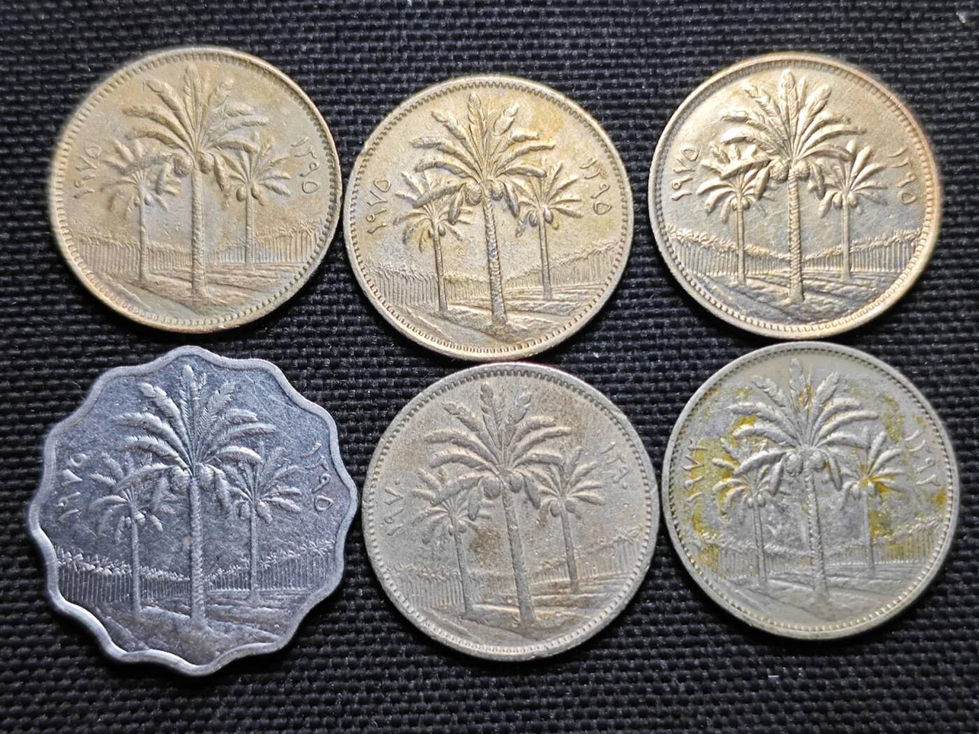 KK钱币收藏小铺  第364场  2月预留时间 周末发货  伊拉克一组18枚