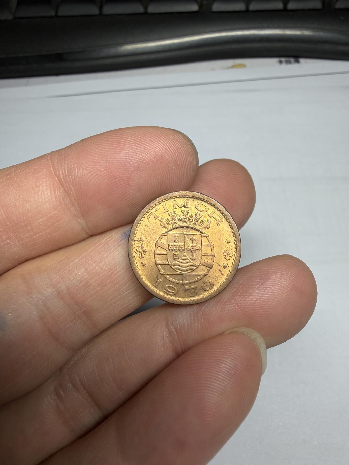 2025年集古藏今外币拍卖第十期-第2场—（总第282拍），可以寄存60天，满160元包邮。 1970年葡属东帝汶50分