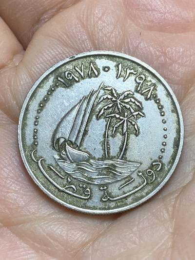 2025年第一百二十三场(总第一百四十九场）外国好品散币(免佣金) 卡塔尔🇶🇦1978年50迪拉姆