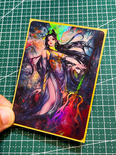 显眼宝36期 11月12日晚21:50截拍 佣金1起 可寄存～ - 闲宅卡牌 红尘西游第一弹  铁扇公主 超美 个人最爱 彩闪 63*88