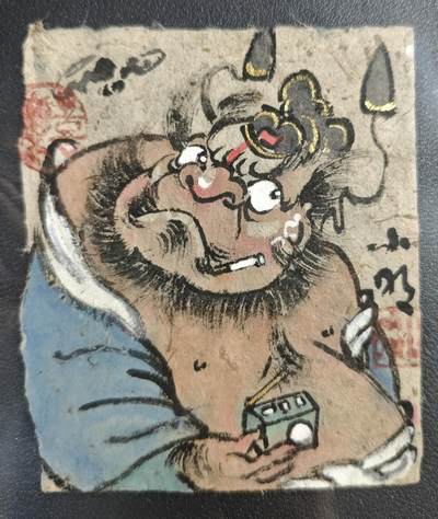 天玑星卡拍第135期《11.6周四截拍》持续收拍收评中 满赠卡需备注 - 【手绘纸】文森特艺术工作室 钟馗 手绘纸