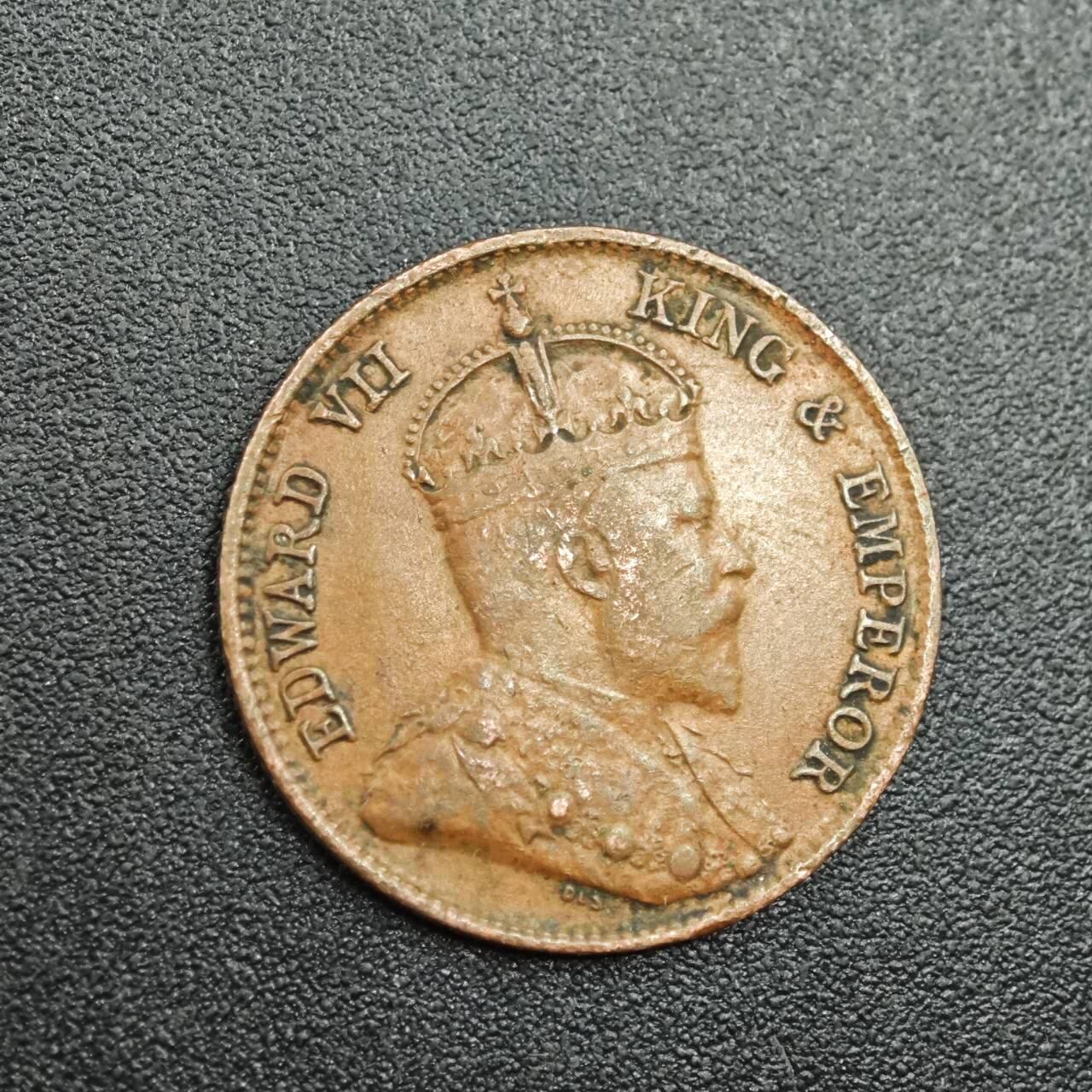 【淘币小摊】实时拍第七百八十八拍   散币小银币场   满百包邮可预留二周 每周一统一发货   海峡1905年爱德华七世1/4分铜币