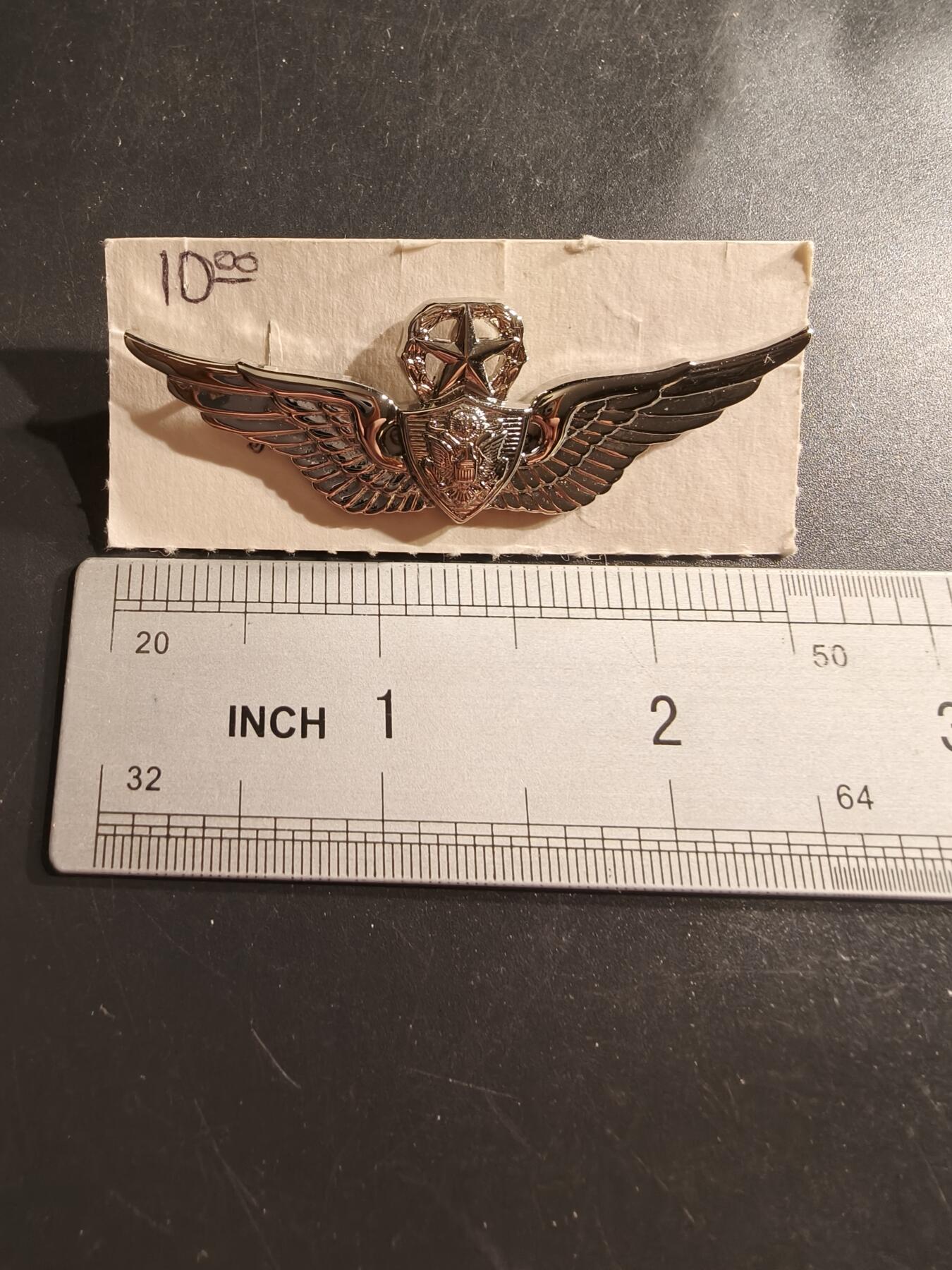 老王徽章第161期 美国空军机组人员高级技能章        2.5英寸