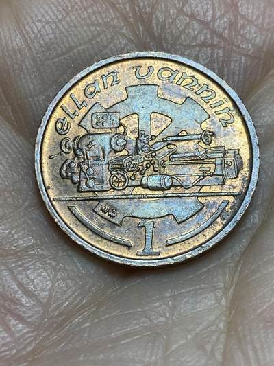 2025年第一百二十三场(总第一百四十九场）外国好品散币(免佣金) - 英属马恩岛🇮🇲1992年1便士(伊丽莎白二世中年高冠)