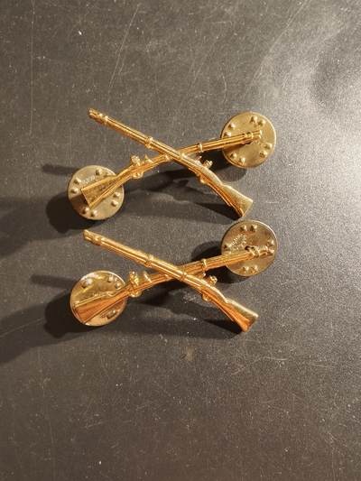 老王徽章第161期 - 美国步兵领章    二战时期