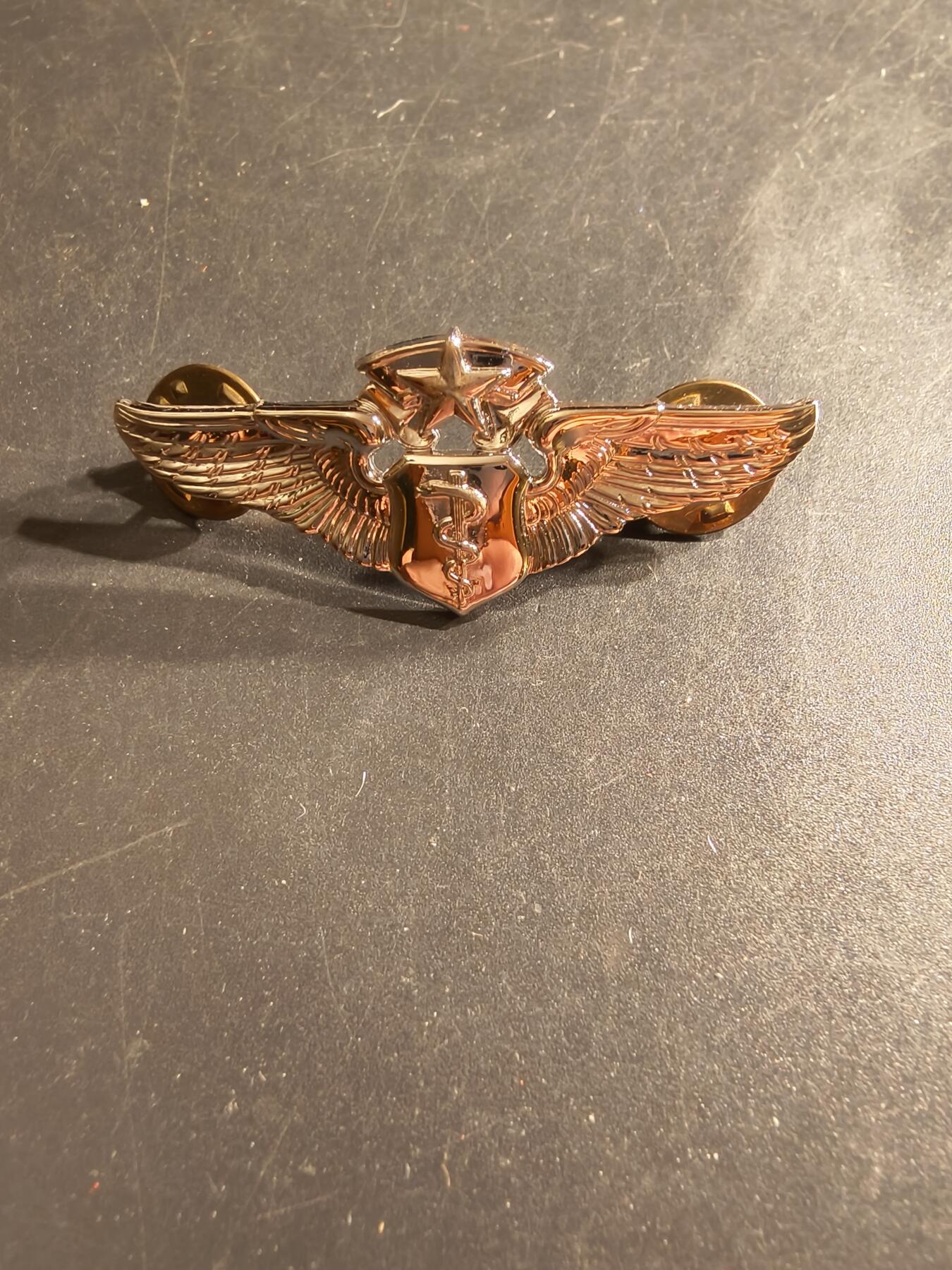 老王徽章第161期 美国空军军医高级技能章    2英寸