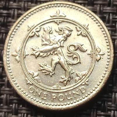 布加迪🐬～世界钱币(上海)🌾第 257 期 /  各国套币和散币 - 英国🇬🇧 1994年 1镑 原光好品