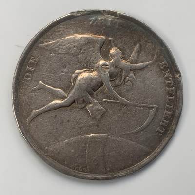 掌中浮雕-藏着的欧洲第040场 - 德国1800年新世纪美好祝愿银章，勤勉与时间系列 ，名家Loos作品， 36.4mm，10.42g