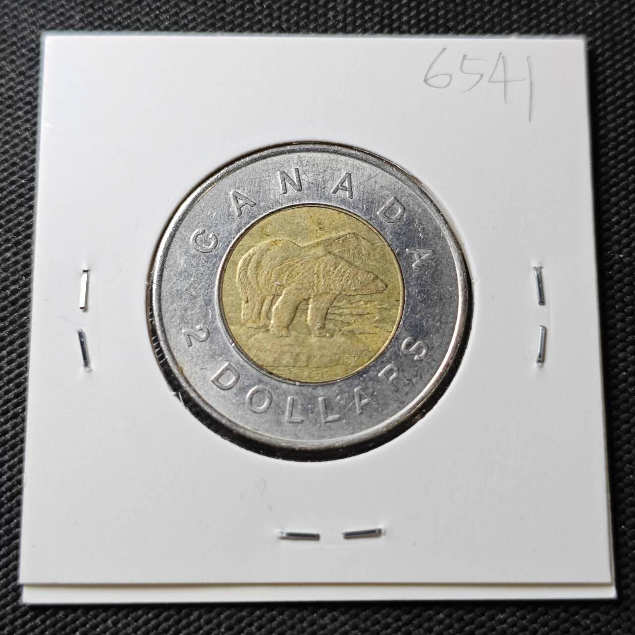 KK钱币收藏小铺  第365场  2月预留时间 周末发货  加拿大2元