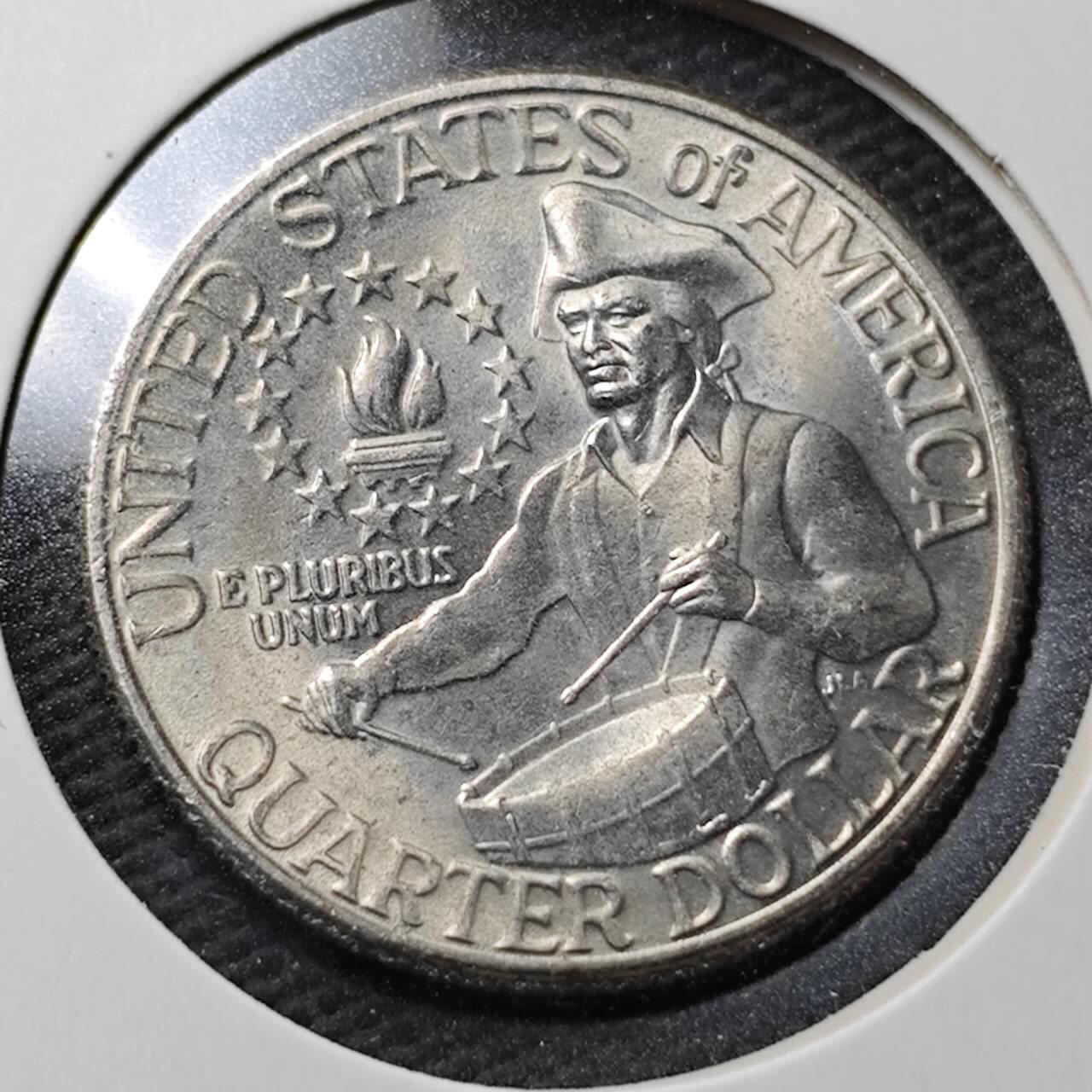 KK钱币收藏小铺  第365场  2月预留时间 周末发货  1976美国25分纪念币 建国200周年纪念币 好品